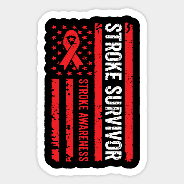 Stroke Survivor Heart Stroke Awareness Wear Red in February Sticker by _So who go sayit_